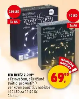 Penny Market LED ŘETĚZ 7,9 M nabídka