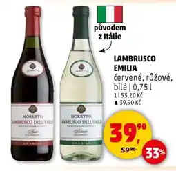 Penny Market LAMBRUSCO EMILIA nabídka