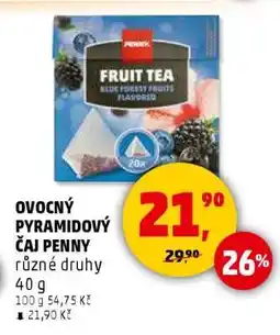 Penny Market OVOCNÝ PYRAMIDOVÝ ČAJ PENNY nabídka
