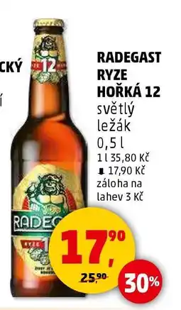 Penny Market Radegast Ryze Hořká 12 nabídka