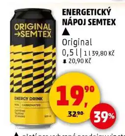Penny Market ENERGETICKÝ NÁPOJ SEMTEX nabídka