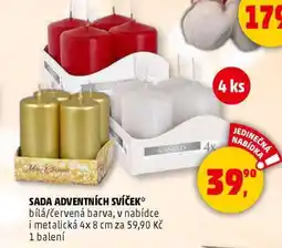 Penny Market Sada adventních svíček nabídka
