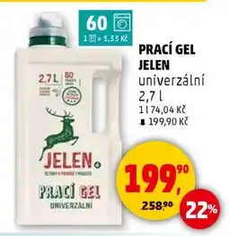 Penny Market PRACÍ GEL JELEN nabídka
