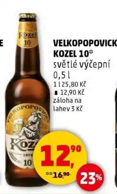 Penny Market Velkopopovický Kozel 10 nabídka