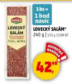 Penny Market Lovecký salám nabídka