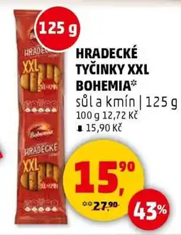Penny Market HRADECKÉ TYČINKY XXL BOHEMIA nabídka