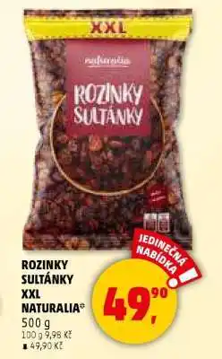 Penny Market Rozinky Sultánky XXL Naturalia nabídka