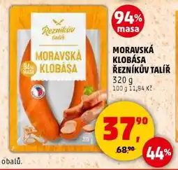 Penny Market MORAVSKÁ KLOBÁSA ŘEZNÍKŮV TALÍŘ nabídka