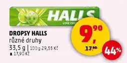 Penny Market DROPSY HALLS nabídka