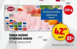 Penny Market ŠUNKA DUŠENÁ VÝBĚROVÁ SHAVED nabídka