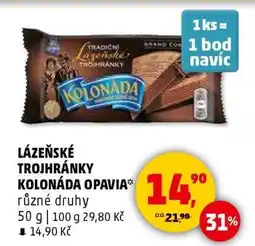 Penny Market LÁZEŇSKÉ TROJHRÁNKY KOLONÁDA OPAVIA nabídka