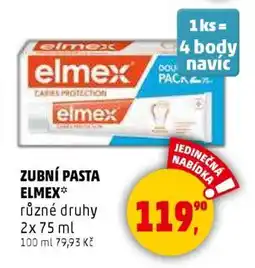 Penny Market ZUBNÍ PASTA ELMEX nabídka