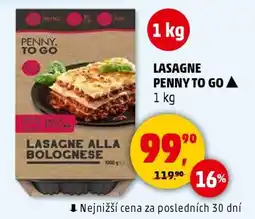 Penny Market LASAGNE PENNY TO GO nabídka