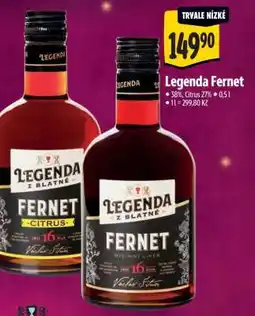 Albert Legenda Fernet nabídka