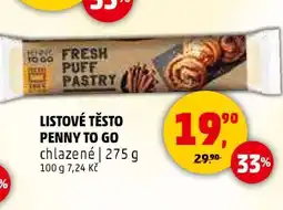 Penny Market LISTOVÉ TĚSTO PENNY TO GO nabídka