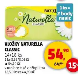 Penny Market VLOŽKY NATURELLA CLASSIC nabídka