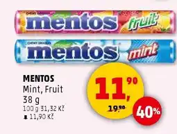 Penny Market MENTOS nabídka