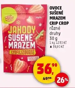 Penny Market OVOCE SUŠENÉ MRAZEM CRIP CROP nabídka