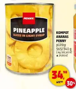 Penny Market KOMPOT ANANAS PENNY nabídka