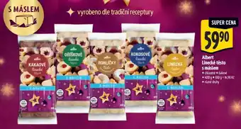 Albert Albert Linecké těsto s máslem nabídka