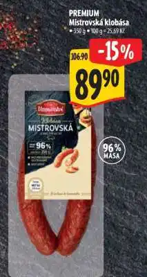 Albert PREMIUM Mistrovská klobása nabídka