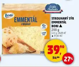 Penny Market STROUHANÝ SÝR EMMENTAL BONI nabídka