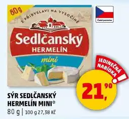 Penny Market Sýr Sedlčanský Hermelín Mini nabídka