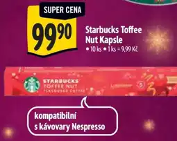 Albert Starbucks Toffee Nut Kapsle nabídka