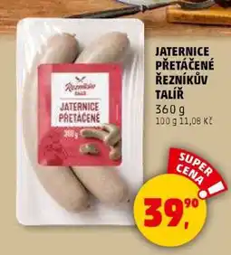 Penny Market Jaternice přetáčené Řezníkův talíř nabídka