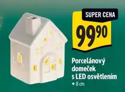 Albert Porcelánový domeček s LED osvětlením nabídka