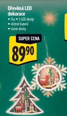 Albert Dřevěná LED dekorace nabídka
