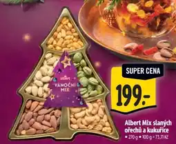 Albert Albert Mix slaných ořechů a kukuřice nabídka