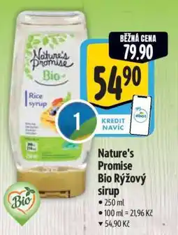 Albert Nature’s Promise Bio Rýžový sirup nabídka