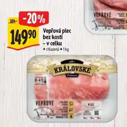 Albert Vepřová plec bez kosti v celku nabídka