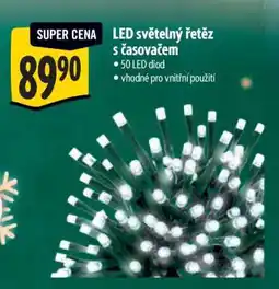 Albert LED světelný řetěz s časovačem nabídka