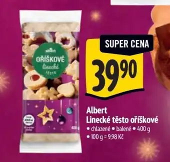 Albert Albert Linecké těsto oříškové nabídka
