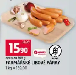 Terno Farmářské libové párky nabídka