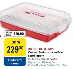 Tesco Curver Podnos na koláče s poklopem nabídka