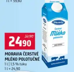 Terno MORAVIA ČERSTVÉ MLÉKO POLOTUČNÉ nabídka