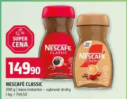 Terno Nescafé Classic nabídka