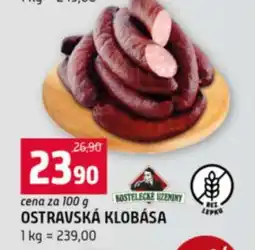 Terno Ostravská klobása nabídka