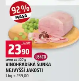 Terno Vinohradská šunka nejvyšší jakosti nabídka