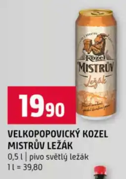 Terno Velkopopovický Kozel Mistrův ležák nabídka