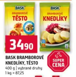 Terno BASK BRAMBOROVÉ KNEDLÍKY, TĚSTO nabídka
