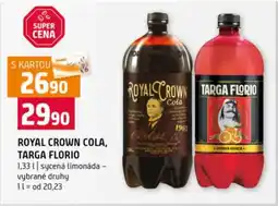 Terno Royal Crown Cola, Targa Florio nabídka
