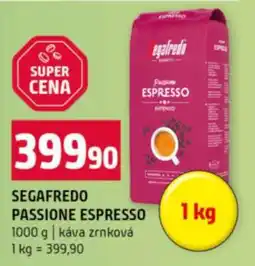 Terno Segafredo Passione Espresso nabídka