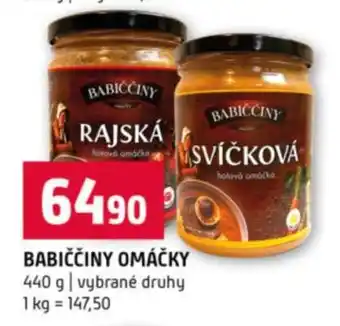 Terno BABIČČINY OMÁČKY nabídka