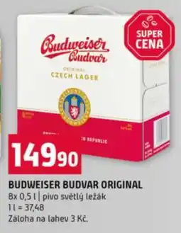 Terno Budweiser Budvar original nabídka