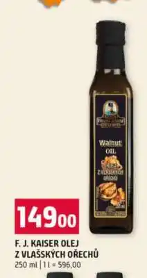 Terno F. J. KAISER OLEJ Z VLAŠSKÝCH OŘECHŮ nabídka