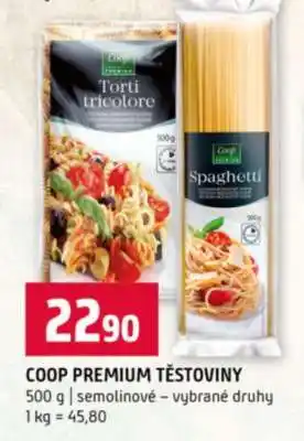 Terno COOP PREMIUM TĚSTOVINY nabídka